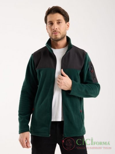 Yeşil Renk Polar Mont
